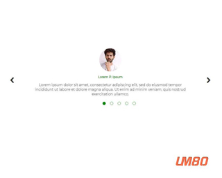 响应式人物介绍列表ui切换特效